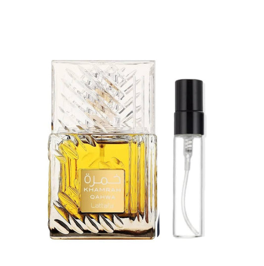 Lattafa Khamrah Qahwa Decants image 0